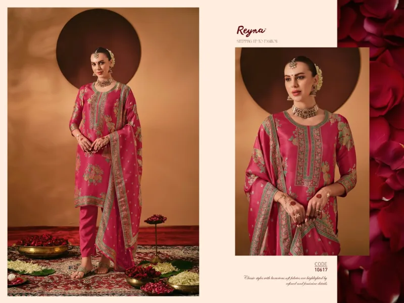 Piya By Reyna Kanjivaram Silk Dress Material
